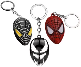 3X Brelok Zawieszka Do Kluczy Venom Spiderman - Breloczki dla dzieci - miniaturka - grafika 1