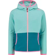 Kurtki i płaszcze dla dziewczynek - CMP, Kid G Jacket FIX Hood, 32H1375, Light Turquoise, 110, Girl - miniaturka - grafika 1