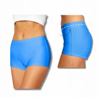 Stroje kąpielowe - Szorty Kapielowy Dol Do Bikini Spodnki Damskie Basen Sportowe 46 Niebieski - miniaturka - grafika 1