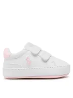 Buty dla dziewczynek - Polo Ralph Lauren Sneakersy Heritage Court Ii Ez Layette RL100733 Biały - miniaturka - grafika 1