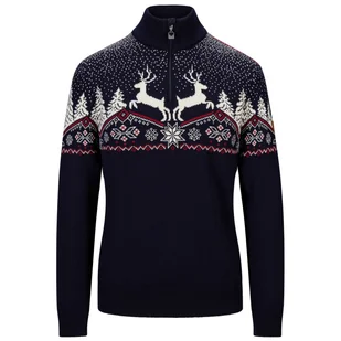 Sweter damski Dale of Norway Dale Christmas Fem Sweater Rozmiar: M / Kolor: ciemnoniebieski/biały - Swetry damskie - miniaturka - grafika 1