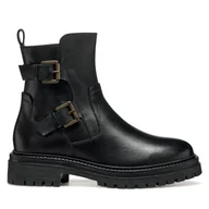 Botki damskie - Botki Geox D Iridea D36HRC 00043 C9999 Czarny - miniaturka - grafika 1