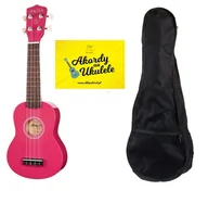 Inne akcesoria muzyczne - Ukulele Harley Benton UK-12 Magenta Pink - miniaturka - grafika 1