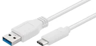 Kable USB - Kabel USB MicroConnect USB A MicroUSB M/M 0.2m Bia$73y USB3.1CA02W - miniaturka - grafika 1