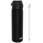 Bidony dla dzieci - Butelka ze słomką ION8 I8RF500BLKXS Black - miniaturka - grafika 1