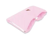 Akcesoria do fotelików - MimiNu, Mufka do wózka, Velvet pikowany, Róż, 20x40 cm - miniaturka - grafika 1