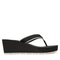 Klapki i japonki damskie - Japonki Tommy Hilfiger FW0FW08738 Czarny - miniaturka - grafika 1