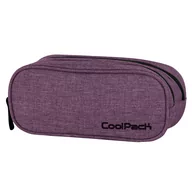 Piórniki - Patio CoolPack Clever Piórnik Saszetka Podwójna Snow Purple 76159CP - miniaturka - grafika 1