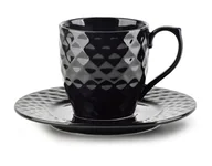 Filiżanki - AffekDesign Porcelanowa filiżanka z podstawką 9442BF 9442BF SAM ONE SIZE - miniaturka - grafika 1