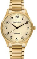 Zegarki męskie - Zegarek męski PACIFIC-stalowy-szkło SZAFIR- BMB-1102-05 - miniaturka - grafika 1