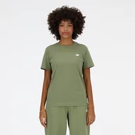 Koszulki i topy damskie - Koszulka damska New Balance WT41509DEK  zielona - miniaturka - grafika 1