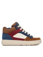 Buty dla chłopców - Geox Sneakersy J Theleven J46LDC 05422 C1MD6 M Brązowy - miniaturka - grafika 1