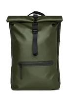 Plecaki - RAINS Rolltop Rucksack plecak, Dorosły Unisex, 65 Evergreen (zielony), Jeden rozmiar - miniaturka - grafika 1