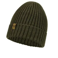 Czapki i chusty sportowe męskie - Czapka Buff Merino Wool 124242.809.10.00 - zielona - miniaturka - grafika 1