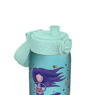 ION8 Błękitna butelka na wodę dla dzieci w syrenki 350 ml - Butelki filtrujące - miniaturka - grafika 5