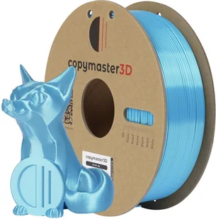 Copymaster3D PLA Silk filament for 3D printer, 1.75 mm, blue - Filamenty i akcesoria do drukarek 3D - miniaturka - grafika 1