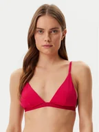 Stroje kąpielowe - Tommy Hilfiger Góra od bikini UW0UW05801 Różowy - miniaturka - grafika 1