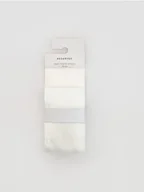 Komplety dla niemowląt - Reserved - Rajstopy z szelkami 2 pack - złamana biel - miniaturka - grafika 1