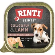 Mokra karma dla psów - RINTI Feinest Adult Czysty drób z jagnięciną 22x150 g - miniaturka - grafika 1