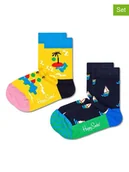 Skarpetki damskie - Happy Socks Skarpety (2 pary) "Island in the sun" ze wzorem - miniaturka - grafika 1