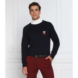 Tommy Hilfiger Sweter | Regular Fit - Swetry męskie - miniaturka - grafika 1