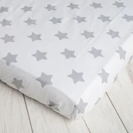 Prześcieradła dla dzieci - Prześcieradło z gumką do łóżeczka 60x120 bawełna - miniaturka - grafika 1