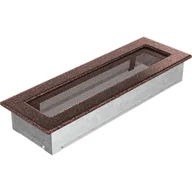 Akcesoria kominkowe - Kratki.pl KRATKA KOMINKOWA PROSTOKĄTNA MIEDZIANA 110X320 MM 32M - miniaturka - grafika 1