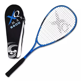 XQmax xqmax rakieta do squasha S600 dla dorosłych, Black/Blue/White, 68 cm, koo580080 KOO580080 - Squash - miniaturka - grafika 1