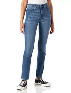 Wrangler Spodnie damskie Slim Pants, AIRBLUE, W33 / L32 - Spodnie damskie - miniaturka - grafika 1