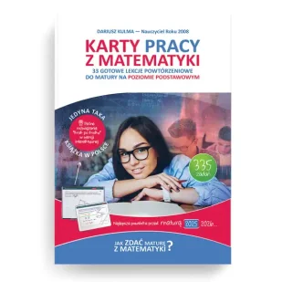 Karty pracy z matematyki ZR 2025 - Dariusz Kulma - Podręczniki dla liceum - miniaturka - grafika 1
