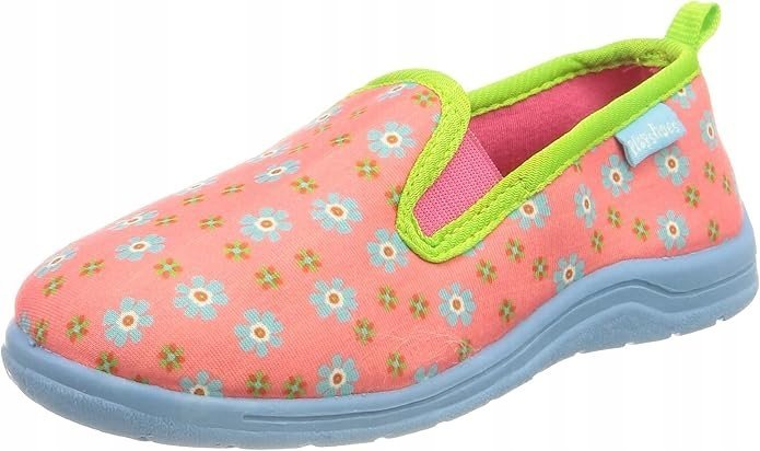 PLAYSHOES KAPCIE DZIECIĘCE KWIATOWY WZÓR MATERIAŁOWE 26-27 6AA