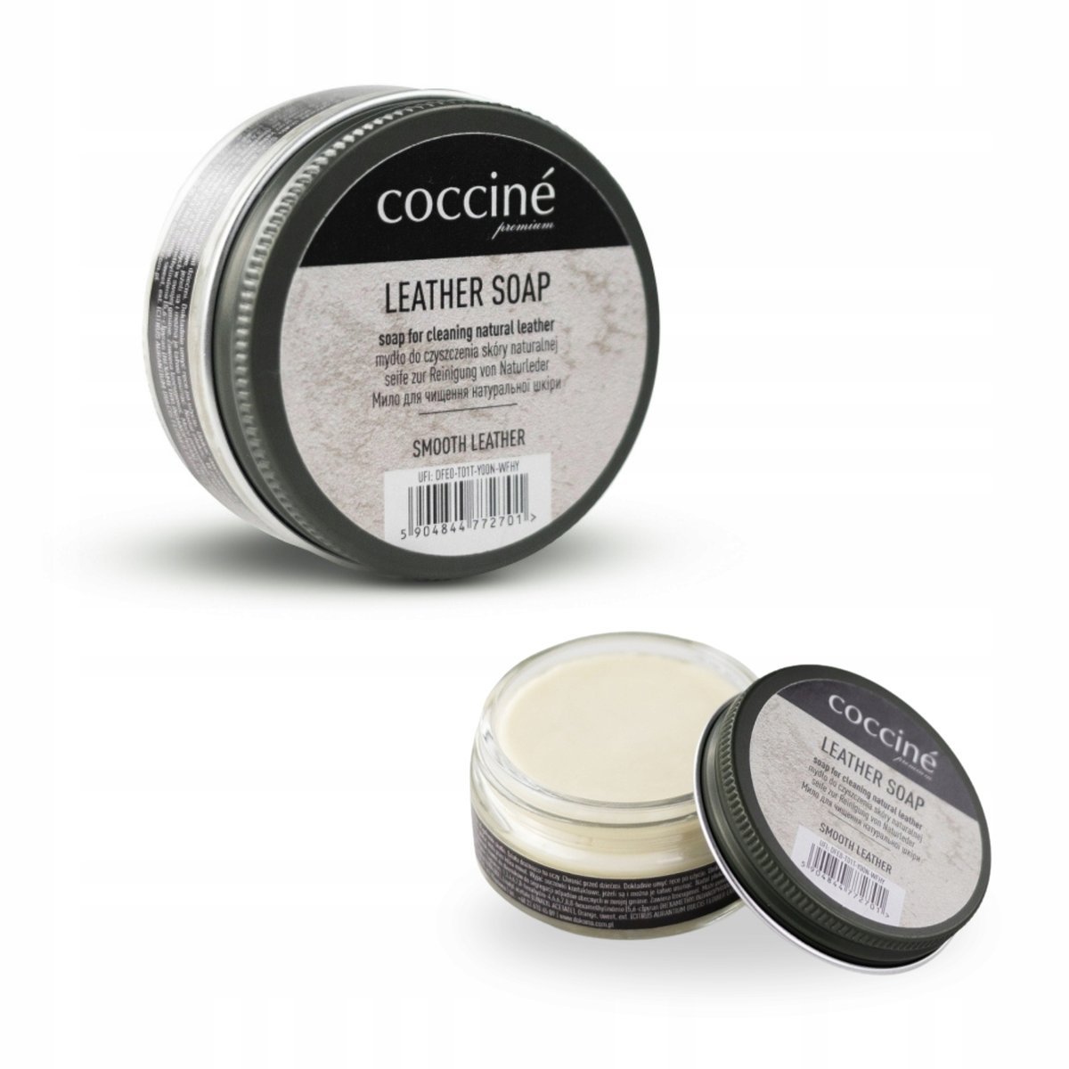 Mydło do Czyszczenia Mycia Butów Skórzanych Coccine Leather Soap 50 ml