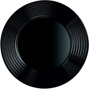 Luminarc TALERZ DESEROWY 19CM CZARNY HARENA BLACK zakupy dla domu i biura 250 - Talerze - miniaturka - grafika 1