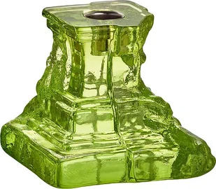 Świecznik na klasyczną świecę Rocky Baroque 9,5 cm zielony - Świeczniki - miniaturka - grafika 1