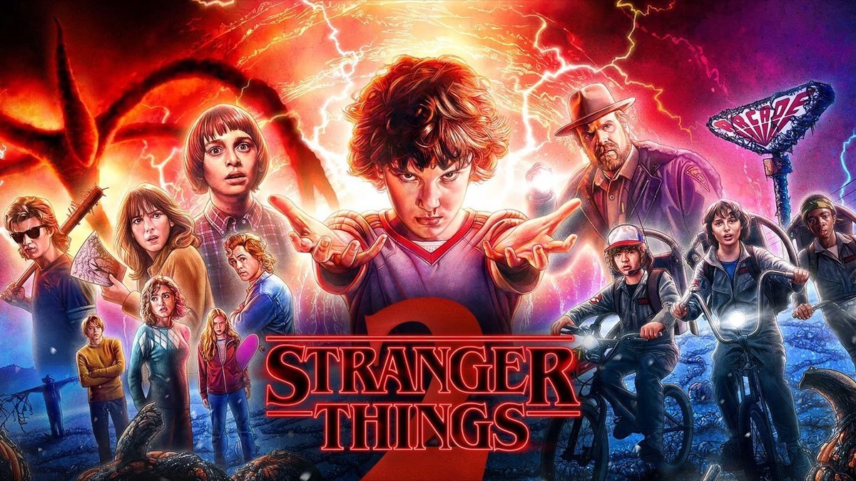 PODKŁADKA POD MYSZ Z Nadrukiem 22x18cm Stranger Things serial Tekst Prezent