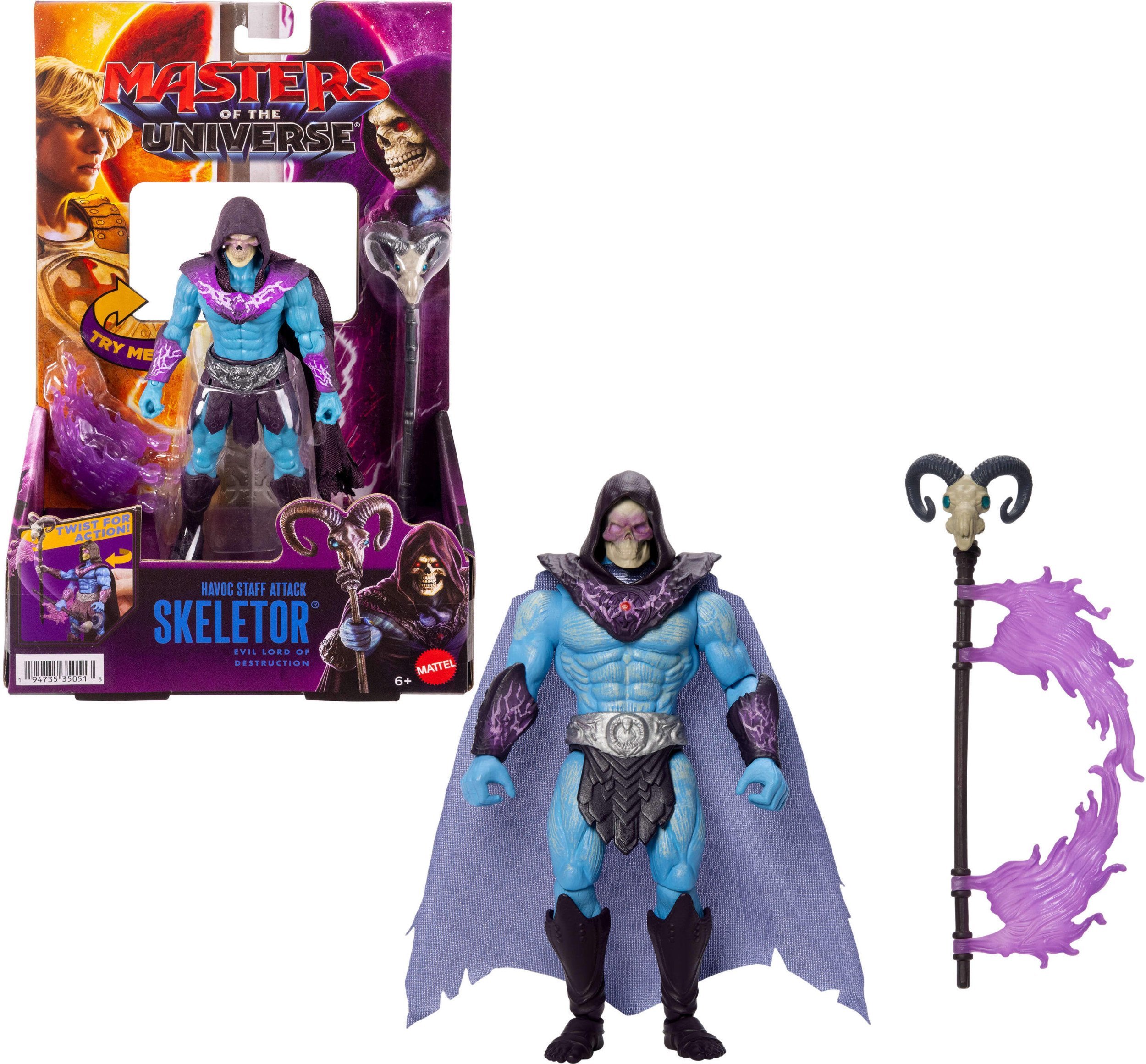 Figurka Mattel He-Man Masters of The Universe Szkieletor 15 cm i akcesoria JKJ00