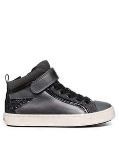 Geox Sneakersy J Kalispera Girl J944GM 0AJGN C0062 M Szary - Buty dla dziewczynek - miniaturka - grafika 1