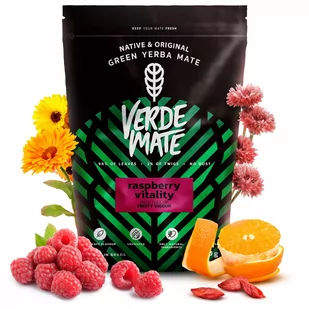 Yerba Verde Mate Green Raspberry Vitality 0,5kg - Yerba Mate - miniaturka - grafika 1
