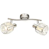 Lampy sufitowe - Globo Lighting Listwa Kris 2x40W E14 - miniaturka - grafika 1