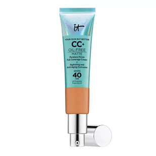 IT Cosmetics IT Cosmetics Tan Your Skin But Better CC+ Oil-Control Matte SPF 40+ Podkład 32ml - Kremy CC - miniaturka - grafika 1