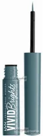 Eyelinery - NYX Professional Makeup - VIVID BRIGHTS - MATTE LIQUID EYELINER - Matowy tusz do kresek z pędzelkiem - 2 ml - 01 - CYAN SIMP - miniaturka - grafika 1