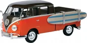 Kolekcjonerskie modele pojazdów - Motormax, VW Type 2 T1 Pickup z deską 1:24 Motormax 79560 - miniaturka - grafika 1