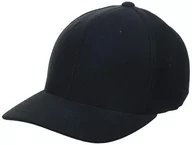 Czapki męskie - Flexfit unisex czapka z daszkiem dla kobiet i mężczyzn, 110 hybrydowych czapek z daszkiem Sport & Streetwear, czarny, w rozmiarze uniwersalnym - miniaturka - grafika 1