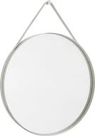 Lustra - Lustro ścienne Strap 70 cm jasnoszare - miniaturka - grafika 1
