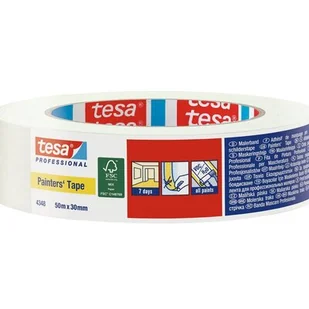 Tesa Taśma malarska maskująca 7 dni 50m x 30mm - Folie i taśmy malarskie - miniaturka - grafika 1