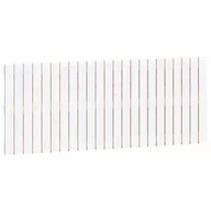 Inne meble do sypialni - Wezgłowie łóżka, białe, 147x3x60 cm, lite drewno sosnowe Lumarko - miniaturka - grafika 1