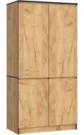 Szafy - Wysoka szafa na ubrania z drążkiem dąb craft P3-A48 - miniaturka - grafika 1