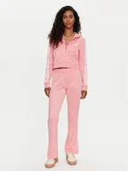Dresy damskie - adidas Dres Glam IX1117 Różowy Slim Fit - miniaturka - grafika 1