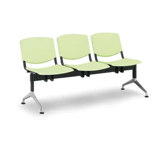 Euroseat Plastikowa ławka Smile,3-siedzenia 300334 - Inne meble biurowe - miniaturka - grafika 1