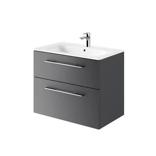 Koło Nova Pro Premium Umywalka z szafką 80x50,2 cm lava mat 501.324.00.1 - Szafki łazienkowe - miniaturka - grafika 1